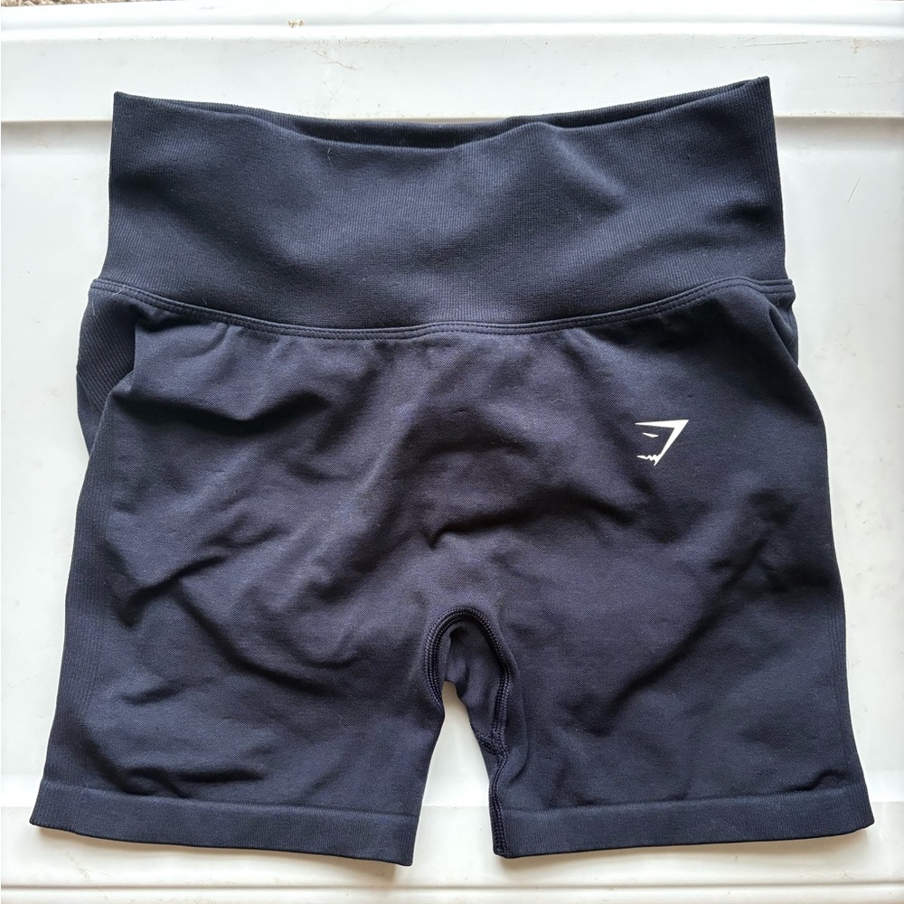 Gymshark Women’s High-Waist Bike Shorts - Midnight Blue